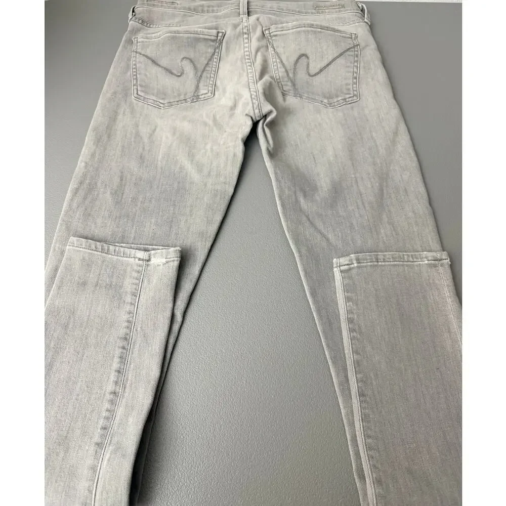 Citizens of Humanity Avedon Skinny Jeans – Light Gray Wash